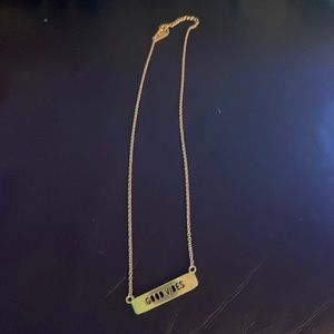 Good vibes necklace